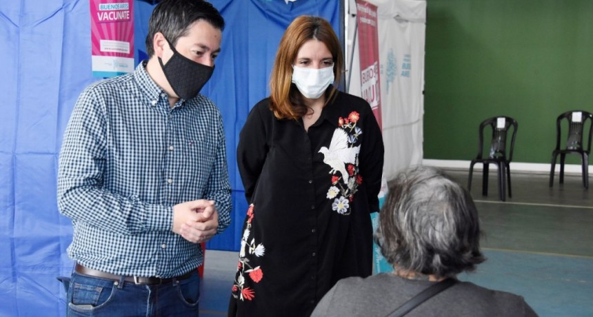 Malvinas Argentinas: Leo Nardini supervisó el operativo de vacunación contra el Covid-19 en el distrito