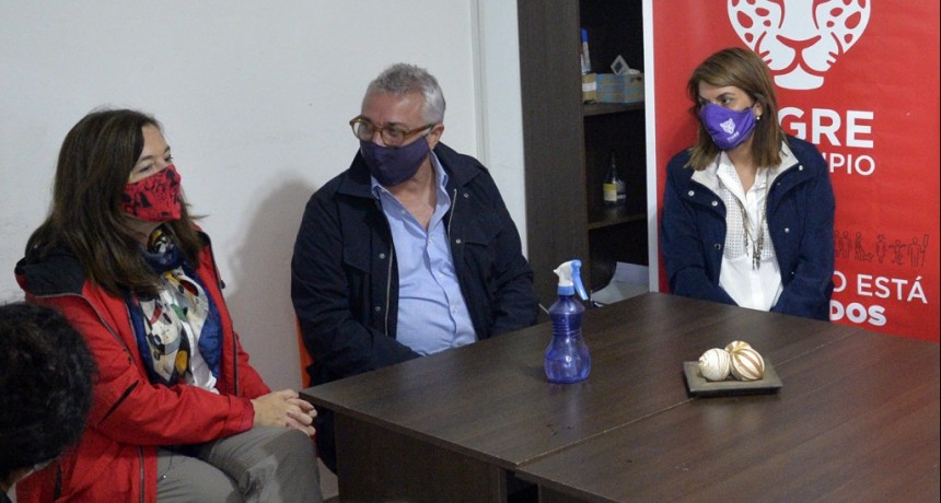 Tigre: Julio Zamora repasó junto a Estela Díaz las políticas públicas de Género e Igualdad del Municipio