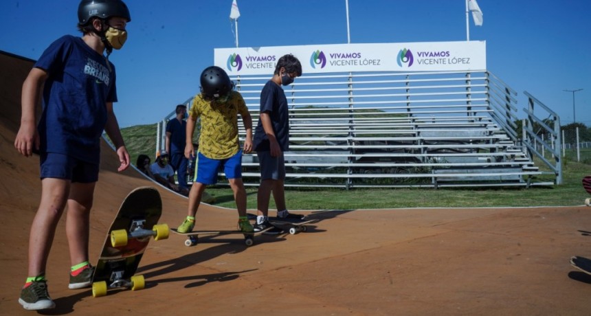 Vicente López: Burbujas sociales de hasta 14 chicos para realizar skate, patín y BMX Freestyle  