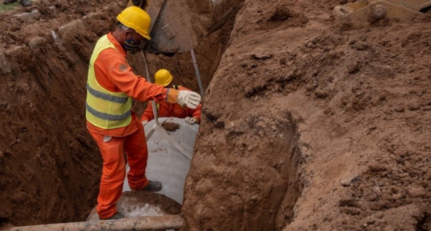 Chivilcoy: Comenzó la construcción de un nuevo colector cloacal