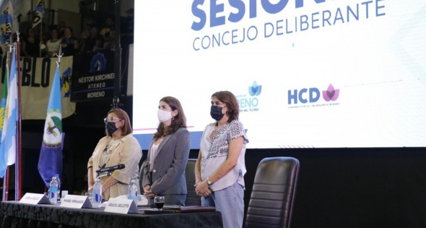 Moreno: La intendenta inauguró el período legislativo en el Club Los Indios y anunció importantes obras para el 2022