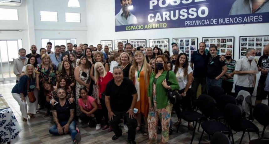 San Martín: Los possistas D'Alessandro y Carusso mantuvieron un encuentro junto a militantes y dirigentes locales