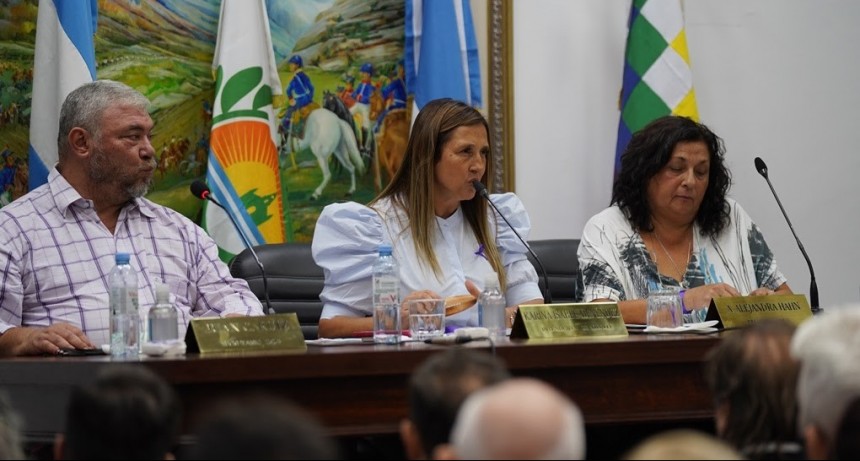 Merlo: Karina Menéndez dio por iniciado el periodo Legislativo 2022 