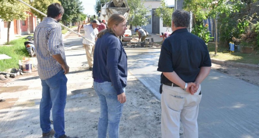 Gualeguay (ER): Avanza la pavimentación del distrito