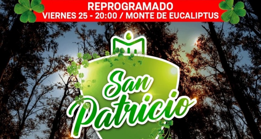 San Nicolás: La celebración de San Patricio se reprogramó para el próximo viernes 