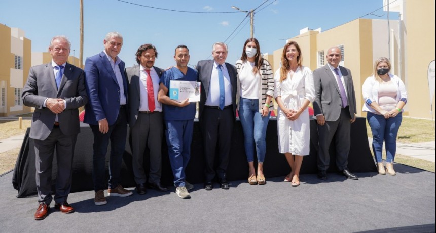 Alberto Fernández en Salta: “Llevamos entregadas 40 mil viviendas en todos los lugares del país, y las viviendas llegan más allá de quienes gobiernan”