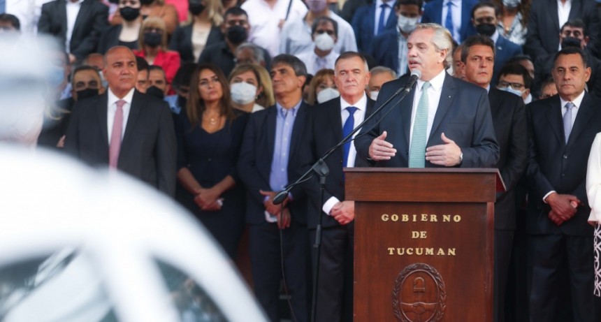 Alberto Fernández en Tucumán: “Hay un tiempo de la Argentina que de una vez y para siempre tenemos que inaugurar, y es el tiempo de trabajar unidos”