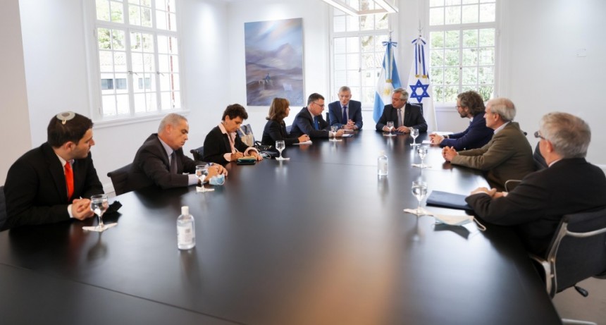 El Presidente se reunió en Olivos con el viceprimer ministro de Israel, Gideon Sa´ar