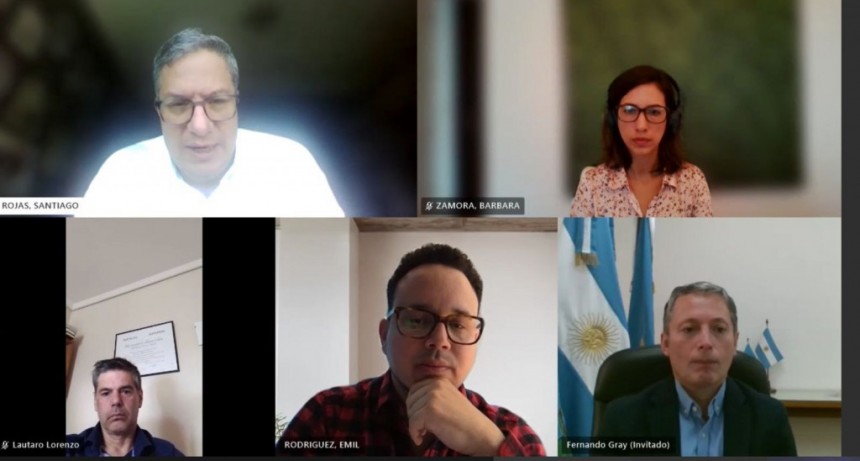 E. Echeverr&iacute;a: Fernando Gray se reuni&oacute; con el representante de Argentina de CAF