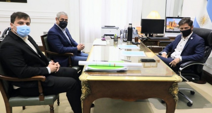 Avellaneda: El Intendente Chornobroff mantuvo una reunión de trabajo con el Gobernador Kicillof y el Ministro Ferraresi