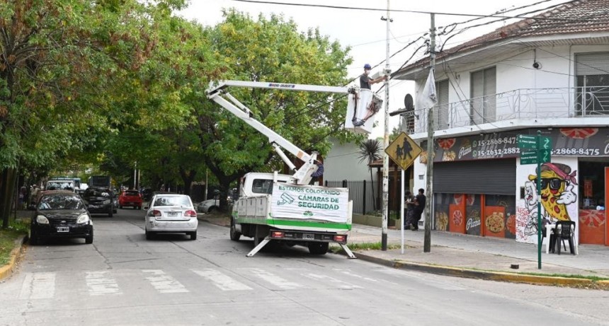 E. Echeverría: El Municipio incorporó cámaras de seguridad en siete puntos en Monte Grande