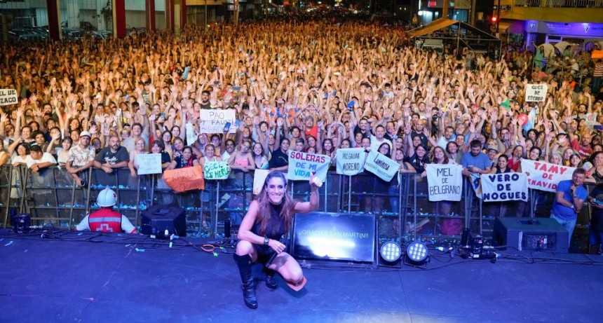 San Martín: Más de 100.000 vecinas y vecinos disfrutaron de “Viví Cultura” en el distrito