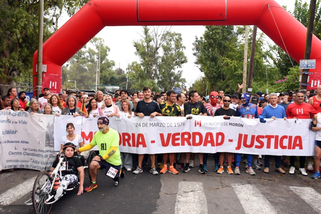 Morón: Más de 5 mil personas corrieron por la Memoria, la Verdad y la Justicia