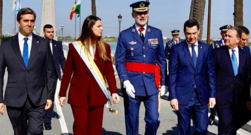 Luján: Boto fue parte de los festejos por el centenario de la hazaña del Plus Ultra en España