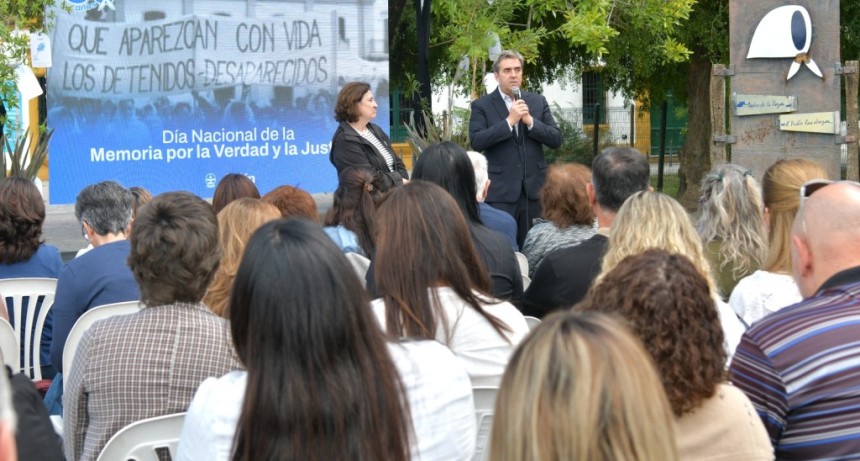 Luj&aacute;n: Se realiz&oacute; el acto por el D&iacute;a Nacional de la Memoria por la Verdad y la Justicia