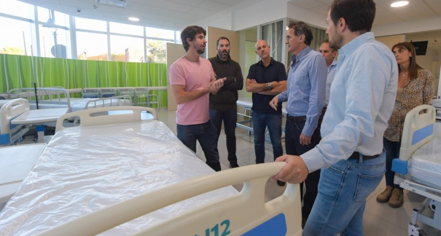 San Fernando: Andreotti y Katopodis acordaron reforzar la terapia intensiva e intermedia del Hospital