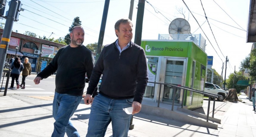 Cascallares anunció que “ya funcionan los Cajeros bancarios en Burzaco y están llegando más a Glew”