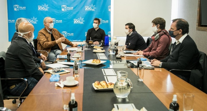 Pilar: Intendentes de la Región Norte II, se reunieron con el ministro Gollán 