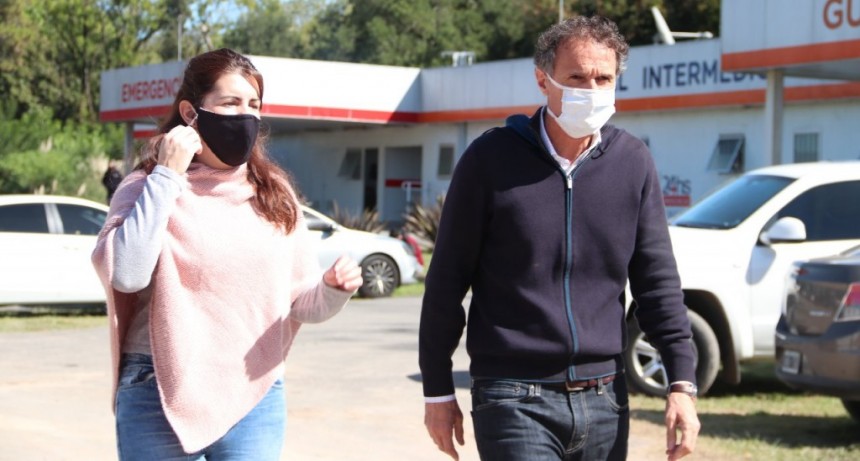 Moreno: Mariel Fernández visitó junto a Katopodis la obra del nuevo Hospital