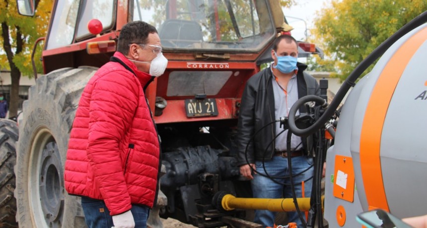 Zárate: Municipio intensifica la desinfección en la vía Pública pensando en la salud de la Comunidad