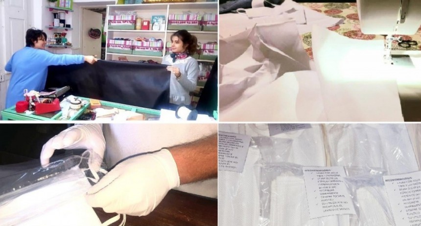 Guerrico: Un pequeño pueblo rural impulsó el proyecto solidario “Todos usamos barbijos” 