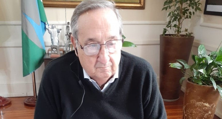 El Intendente Miguel Lunghi participó de una teleconferencia con el gobernador Kicillof 
