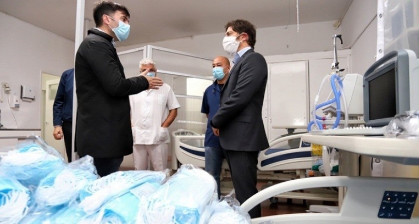 Castelli: Kicillof acompañó a Echarren en la inauguración de la primera UTI de la región