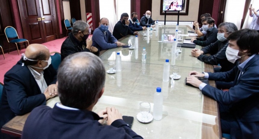 Reunión de Kicillof con intendentes