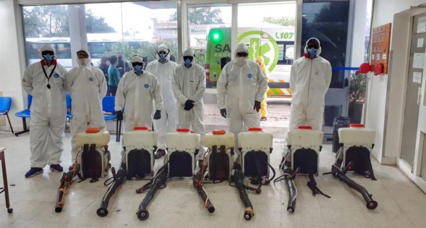 Escobar: Avanza con el cronograma de hisopado del personal y con el proceso de sanitizaci&oacute;n total del edificio 