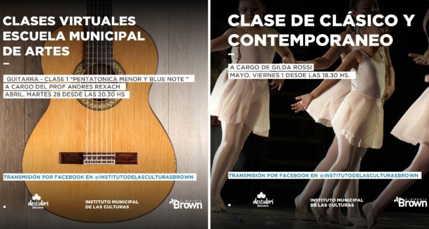 Alte. Brown: El programa “El municipio lleva la cultura a tu casa”, suma más actividades