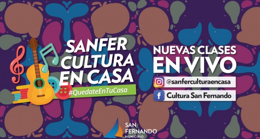 San Fernando: Clases y actividades en vivo por Instagram y Facebook 