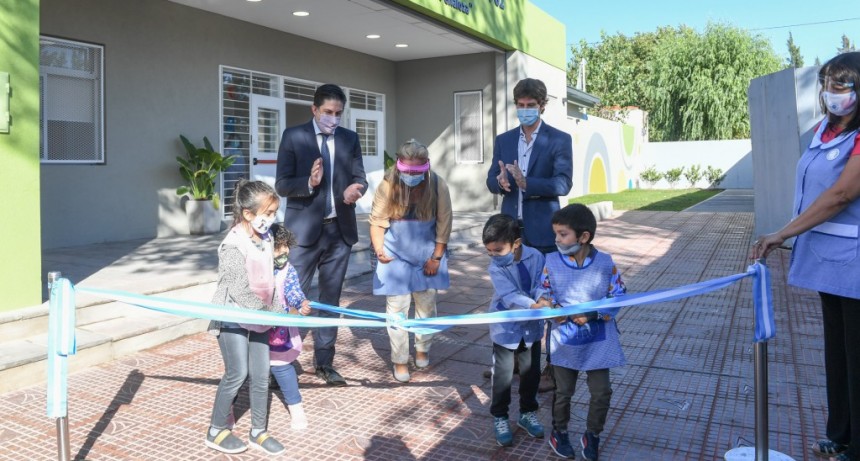 San Fernando: Juan Andreotti y Nicolás Trotta inauguraron el nuevo Jardín Nº 902 