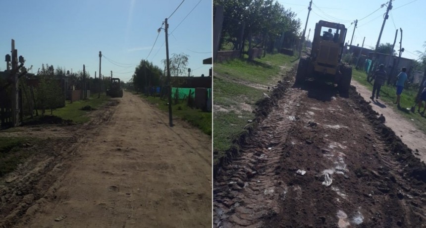 Moreno: Vecinos solidarios ponen “plata de su bolsillo” para arreglar las calles del barrio Catalina