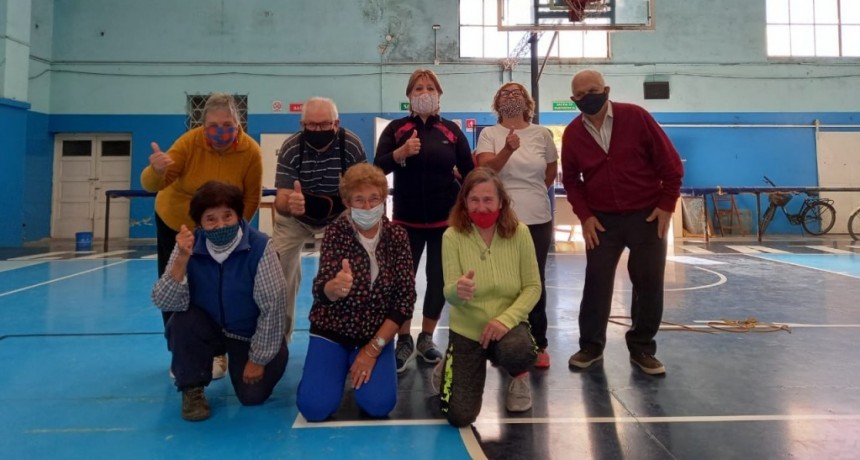 Tres Arroyos: Actividades deportivas para adultos mayores