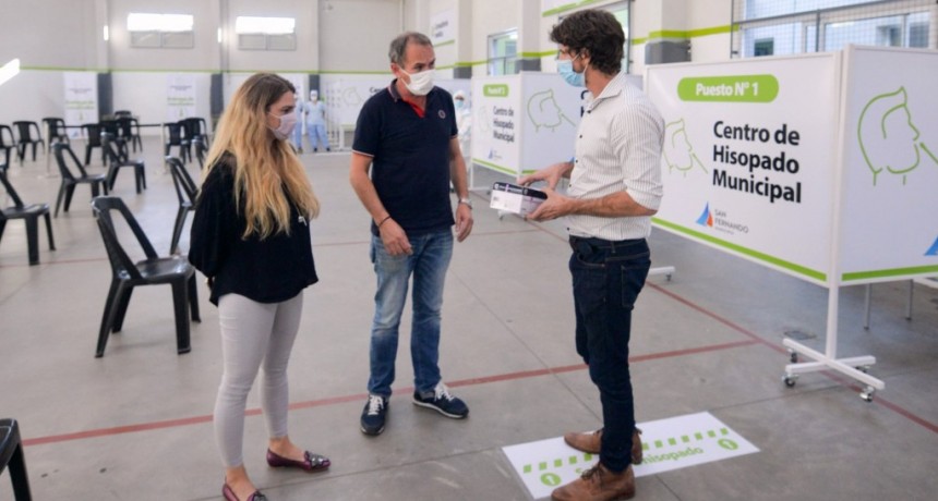 San Fernando: Juan Andreotti presentó un nuevo Centro de Hisopado Municipal en el Polideportivo Nº6