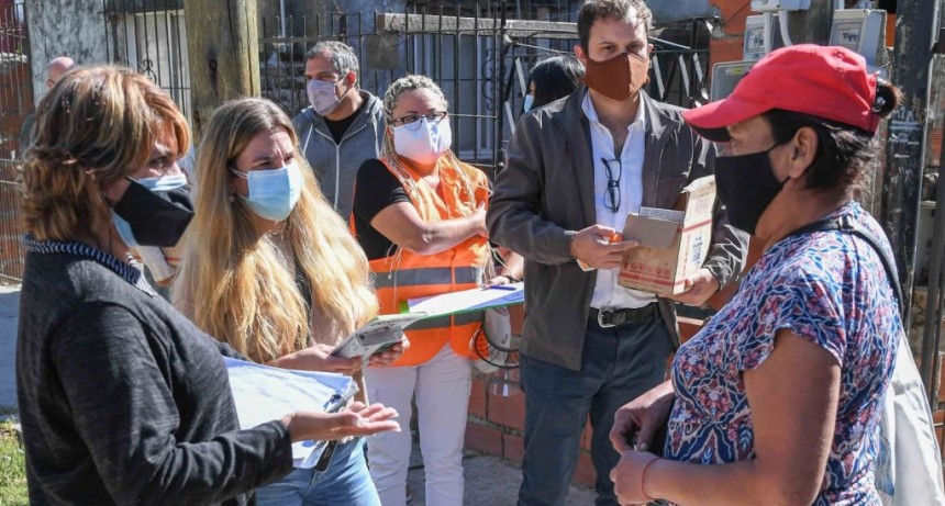 San Fernando: El Municipio realizó un nuevo operativo de prevención del dengue y vacunación en el barrio San Martín