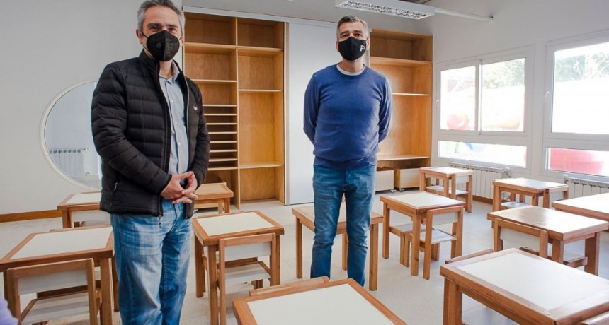 Hurlingham: Zabaleta y Larroque pusieron en marcha el Jardín de Infantes Nº 922 