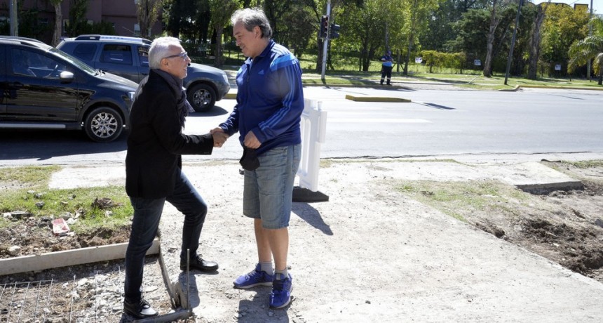 Tigre: El intendente Julio Zamora monitoreó las obras de renovación de la Av. Crisólogo Larralde