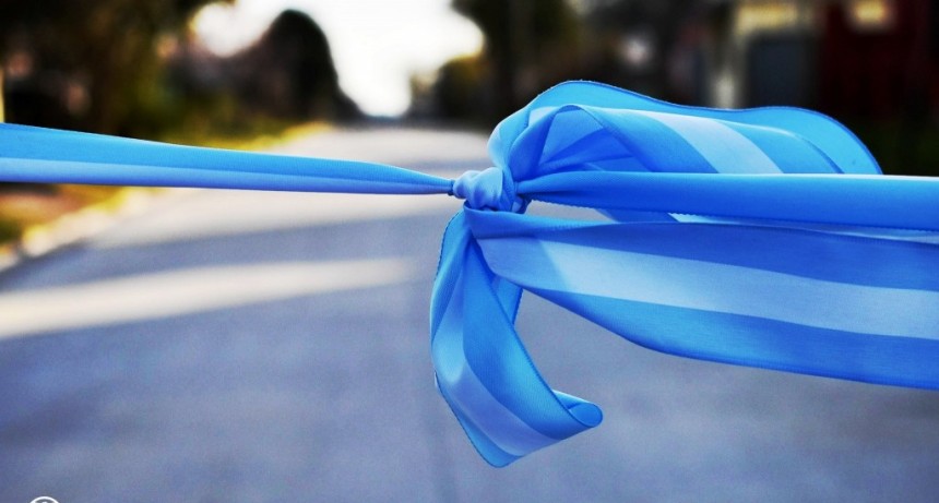 Lezama: Se inauguraron 2 cuadras de pavimento en la calle Liniers 