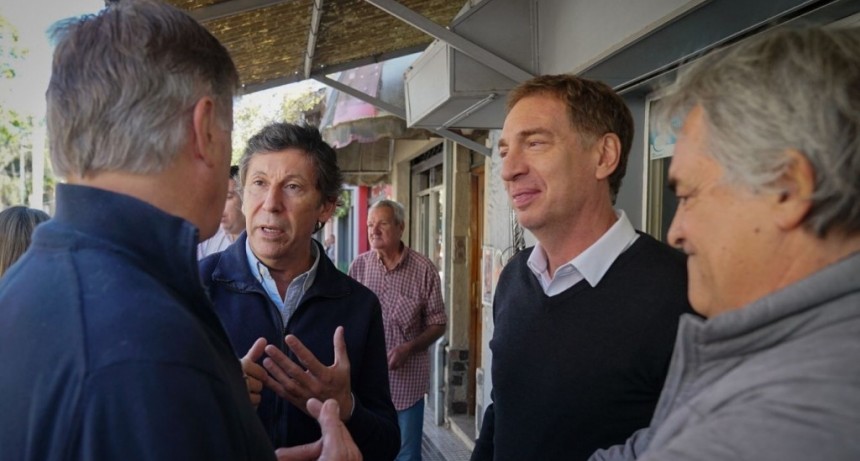 San Isidro: Posse junto a Diego Santilli visitaron el Beccar