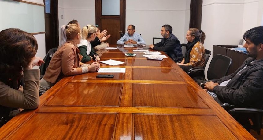 Bolívar: El Intendente Pisano se reunió con referentes de SAPAAB