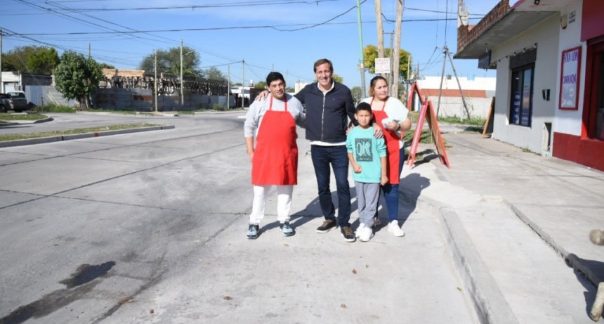 La Plata: Garro recorrió el tramo finalizado de la obra en Avenida 38