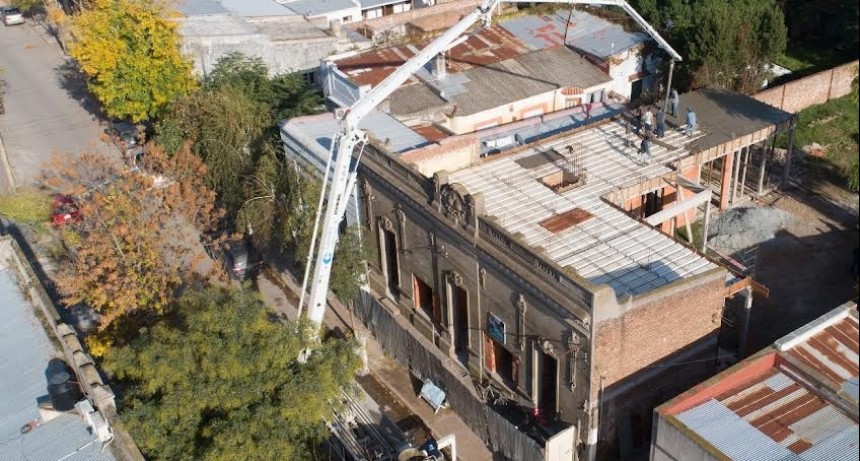 Lobería: Avanza la construcción del edificio de la Universidad del partido 