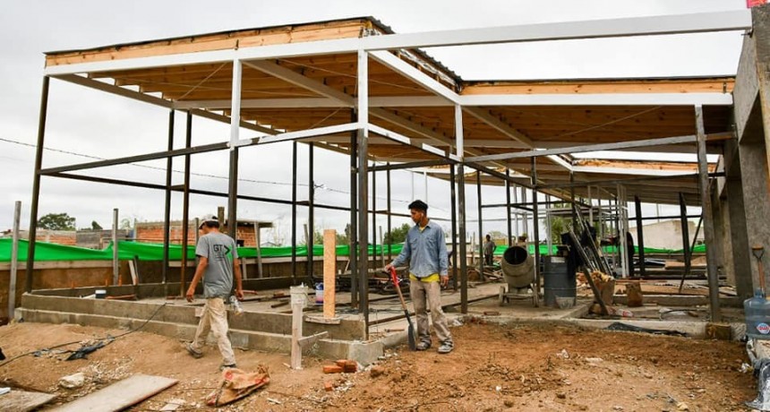 San Vicente: Avanza la construcción del Centro de Desarrollo Infantil del barrio La Pradera