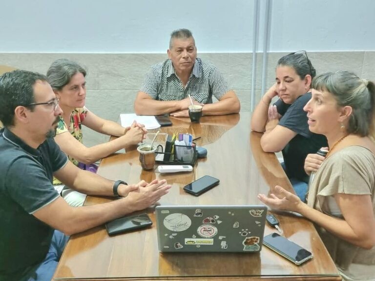 Pueblo Liebig (ER): Pintos se reunió con la multisectorial “Somos Ambiente” 