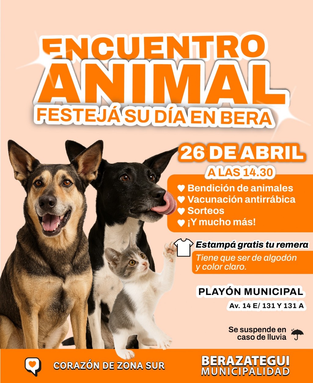 Berazategui: El Municipio se prepara para el Gran Festejo por el Día del Animal