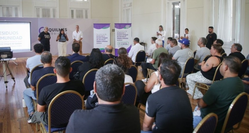 Quilmes: El Municipio lanz&oacute; el programa &ldquo;Menos Residuos + M&aacute;s Comunidad&rdquo; 
