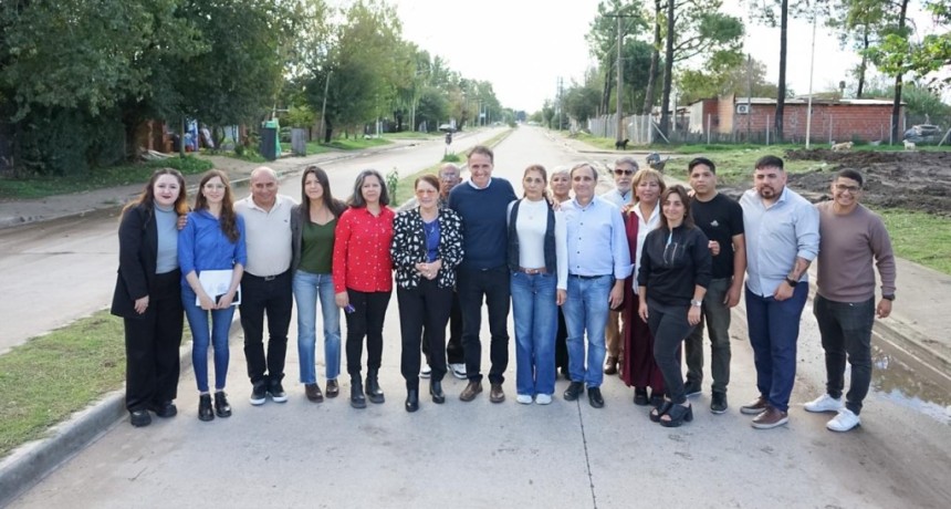 Pte. Per&oacute;n: Cantero junto al Ministro Katopodis recorrieron importantes obras del distrito