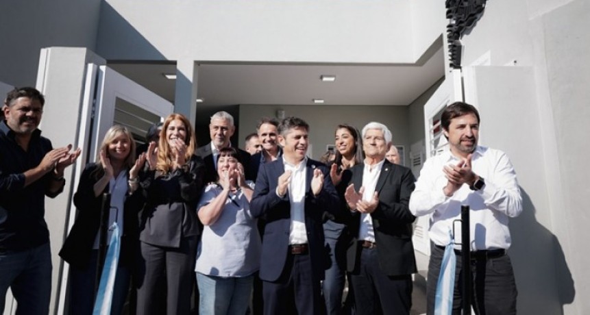 Kicillof inaugur&oacute; un centro de cuidado familiar y comunitario en Dock Sud