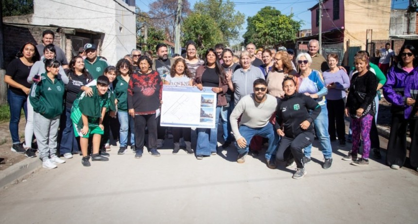 Quilmes: Avanzan las obras de pavimentaci&oacute;n de 13 cuadras en Bernal 